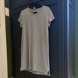 lululemon athletica Gray T-Shirt Dress